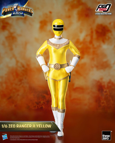 Jucarii - Power Rangers Zeo FigZero Action Figure 1/6 Ranger II Yellow 30 cm