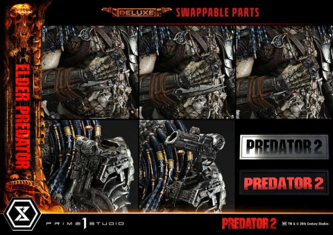 Predator 2 (Film) Museum Masterline Statue 1/3 Elder Predator Deluxe Version 94 cm [7]