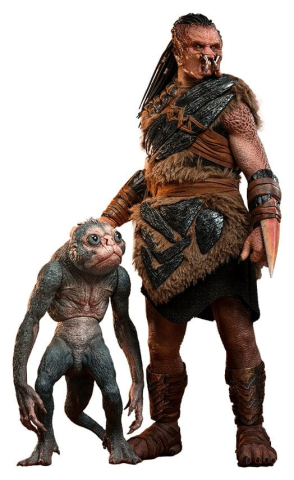 PRECOMENZI - Predator: Badlands Movie Masterpiece Action Figures 2-Pack 1/6 Dek (Bone Bison Armor) and Bud 31 cm