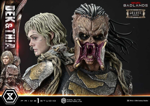 Predator Real Elite Masterline Statue 1/3 Badlands Dek & Thia Deluxe Version 87 cm [16]