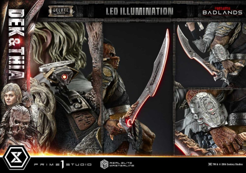 Predator Real Elite Masterline Statue 1/3 Badlands Dek & Thia Deluxe Version 87 cm [8]