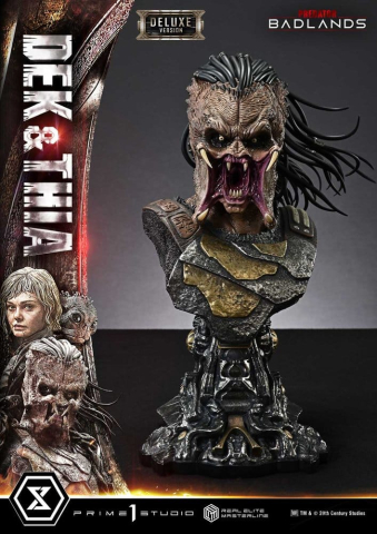 Predator Real Elite Masterline Statue 1/3 Badlands Dek & Thia Deluxe Version 87 cm [14]