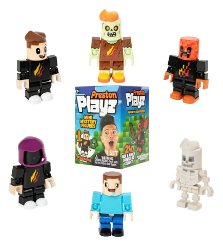 PRECOMENZI - Preston Playz Mini Figures Series 1 Blind Box Display (12)