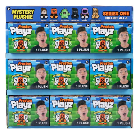 Preston Playz Mini Plush Series 1 Blind Box Display (9) [1]