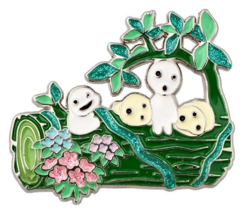 PRECOMENZI - Princess Mononoke Metal Brooch Kodama