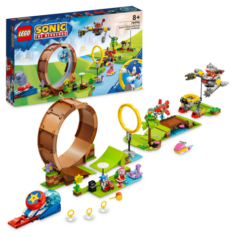 LEGO - Provocarea cu bucla a lui Sonic din zona Green Hill