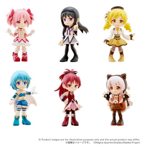 Manga & Anime - Puella Magi Madoka Magica PalVerse Collection PVC Figures Box Ver. 9 cm Assortment (6)