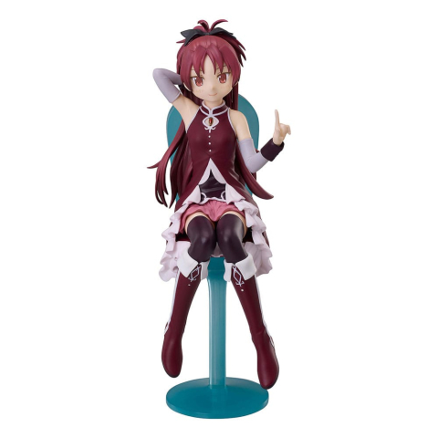 PRECOMENZI - Puella Magi Madoka Magica The Movie: Rebellion PVC Statue Kyoko Sakura Tea Party Cake Song Ver. 18 cm