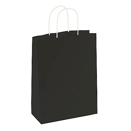 Pungi de cadou - Punga cadou din celuloza Negru XXSN (18x24x8)