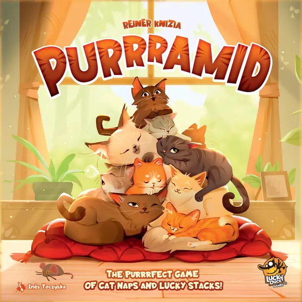 Jocuri pentru copii - Purrramid Board Game – Joc de familie cu pisici si zaruri