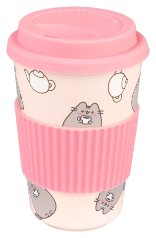 PRECOMENZI - Pusheen Ceramic Mug with Lid 400 ml