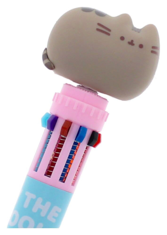 Pusheen Multi Colour Pen Spinny By The Pool Blue [2]