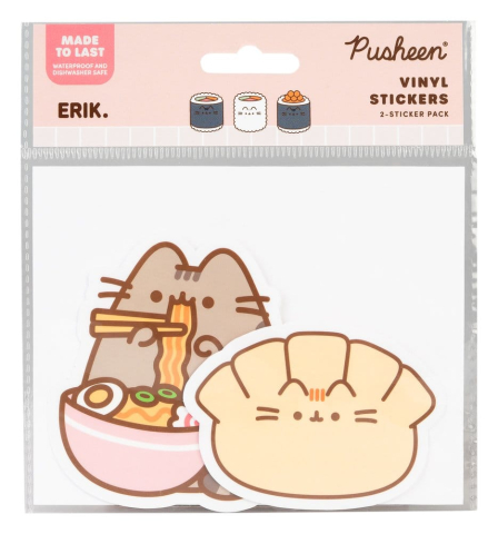 Casa si Cadouri - Pusheen Vinyl Stickers Sushi Roll Vol. 6 Set of 2