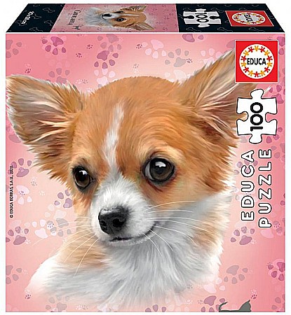 Puzzle cu 100 piese - Puzzle 100 piese Chihuahua EDUCA 18803