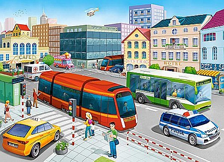 Puzzle 100 piese City Square Castorland 111183 [1]
