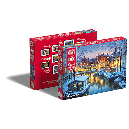 Puzzle 1000 piese Amsterdam at Night 30264 Cherry Pazzi [1]