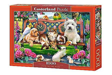 Puzzle 1000 piese - Puzzle 1000 piese Animalute in Parc 104406