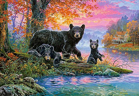 Puzzle 1000 piese - Puzzle 1000 piese Bears Castorland 104727