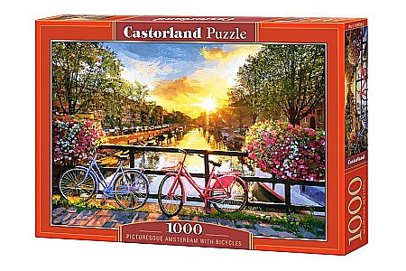 Puzzle 1000 piese - Puzzle 1000 piese Biciclete in Amsterdam 104536