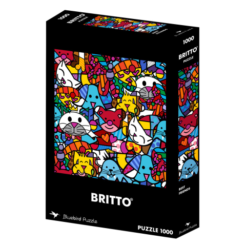 Noutati - Puzzle 1000 piese Bluebird Best Friends Romero Britto