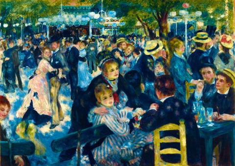Puzzle 1000 piese Bluebird Renoir Dance at Le Moulin de la Galette 1876 [1]