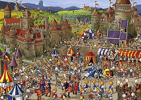 Puzzle 1000 piese Bunny Battles 29920 [1]