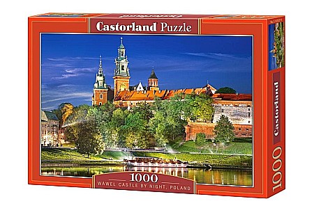 Puzzle 1000 piese - Puzzle 1000 piese Castelul Wawel noaptea,Polonia 103027