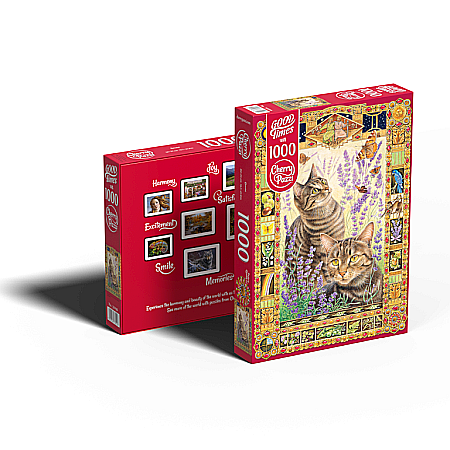 Puzzle 1000 piese Cats 30196 Cherry Pazzi [1]