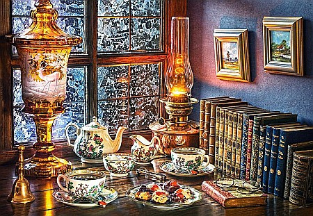 Puzzle 1000 piese Ceaiul de Seara 104116 [1]