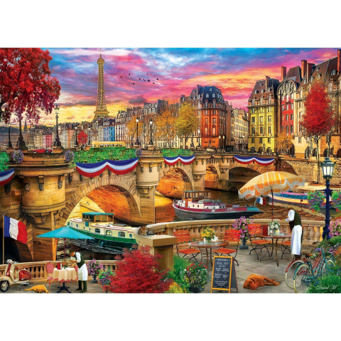Puzzle 1000 piese Colorscapes Paris City of Love – Master Pieces [1]