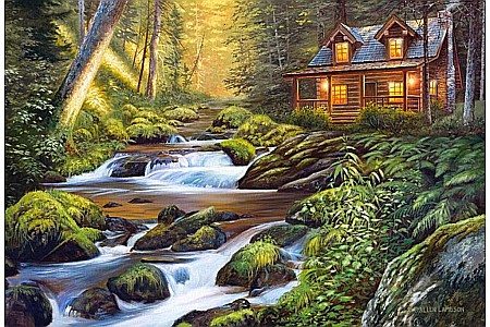 Puzzle 1000 piese Creek Side Comfort 104635 [1]