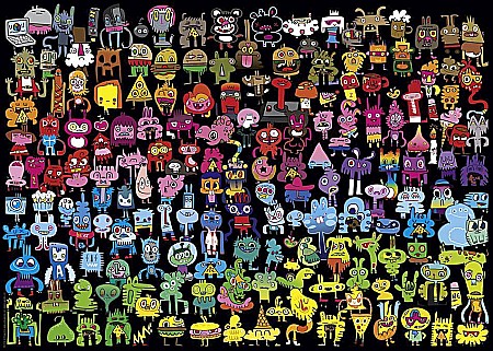 Puzzle 1000 piese Doodle Rainbow Heye 29786 [1]