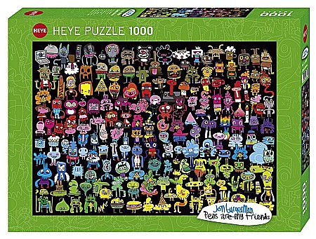 Puzzle - Puzzle 1000 piese Doodle Rainbow Heye 29786