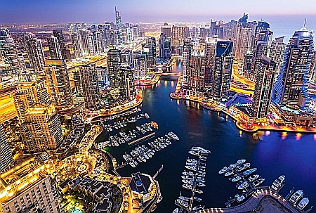 Puzzle 1000 piese Dubai at Night 103256 [1]