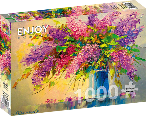Puzzle 1000 piese - Puzzle 1000 piese Enjoy – A Bouquet of Lilacs