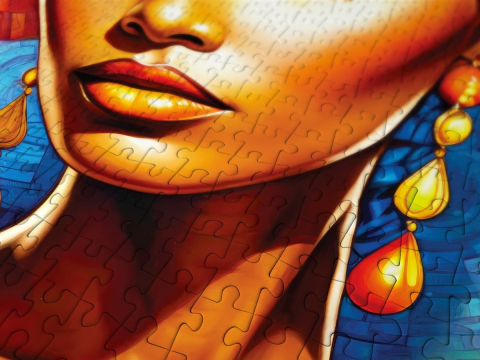Puzzle 1000 piese Enjoy – African Beauty [4]
