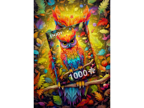 Puzzle 1000 piese Enjoy – Autumnal Owl [3]
