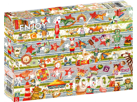 Puzzle - Puzzle 1000 piese Enjoy – Babes in Toyland