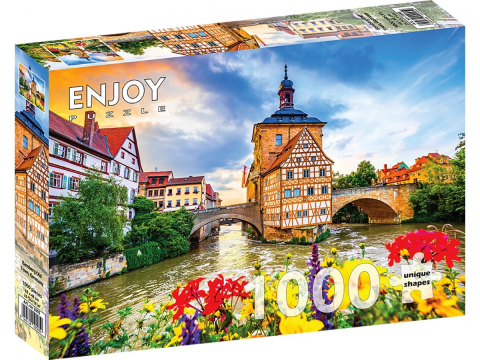 Puzzle 1000 piese - Puzzle 1000 piese Enjoy – Bamberg Old Town, Germany