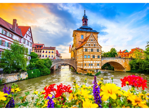 Puzzle 1000 piese Enjoy – Bamberg Old Town, Germany [1]