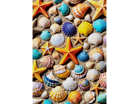 Puzzle 1000 piese Enjoy – Beach Treasure [1]