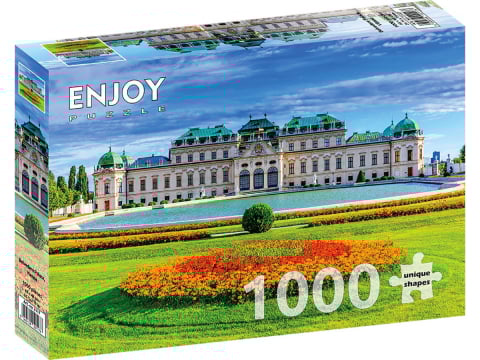 Puzzle - Puzzle 1000 piese Enjoy – Belvedere Palace Vienna