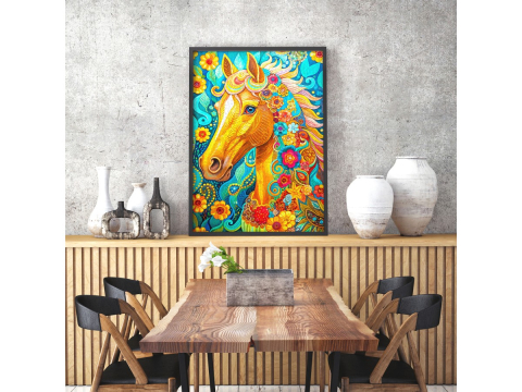 Puzzle 1000 piese Enjoy – Blooming Mane [5]