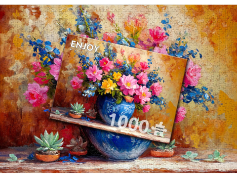 Puzzle 1000 piese Enjoy – Blushing Corner [3]
