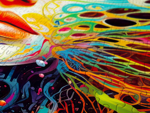 Puzzle 1000 piese Enjoy – Bold Muse [4]