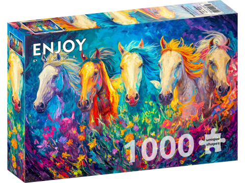 Puzzle - Puzzle 1000 piese Enjoy – Bright Galloping