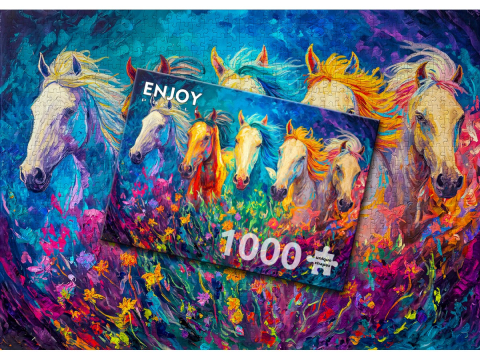 Puzzle 1000 piese Enjoy – Bright Galloping [3]