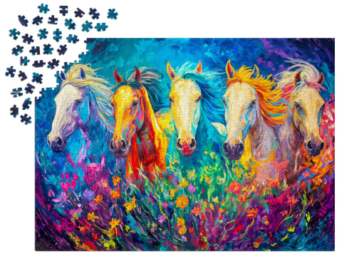 Puzzle 1000 piese Enjoy – Bright Galloping [2]