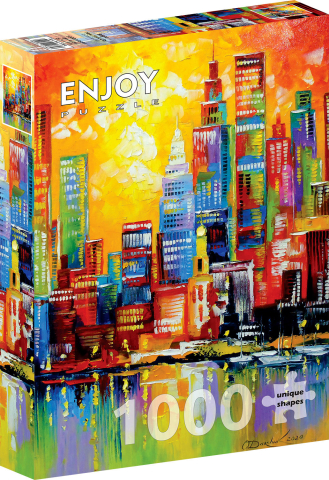 Puzzle 1000 piese - Puzzle 1000 piese Enjoy – Bright New York City