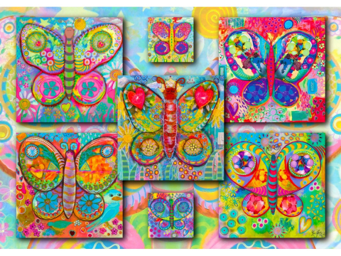 Puzzle 1000 piese Enjoy – Butterflies [1]